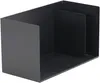 Rangement bois BE à deux compartiments en acier noir Voir les images du produit 3