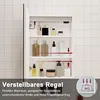 LED Spiegelschrank 60x70 cm mit Rasier-Steckdose Drei Produktbild-Vorschau 6