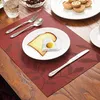 Platzset Abwischbar Tischset Abwaschbar 6er Set PVC Produktbild-Vorschau 3