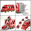 Feuerwehrautos Kleinkinderspielzeug für Alter 1-5, 5-in-1 Produktbild-Vorschau 6