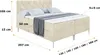 ALTDECOR  Boxspringbett mit Silber Füßen, Matratze und Produktbild-Vorschau 6