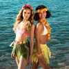 Gonna a foglia Hawaii accessorio costume colore verde - Anteprima dell’immagine prodotto 11