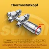 SONNI Multiblock Set für Heizkörper – Anschlussarmatur Produktbild-Vorschau 3