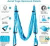 Topchances Aerial Yoga Hamak Zestaw do jogi z jedwabiu Podgląd zdjęcia produktu 2