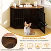 COSTWAY Cage pour chien Meuble, niche pour chien avec Voir les images du produit 5