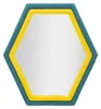 FURNLUX Miroir mural Tony Jaune 75cm / Couleur principale : Voir les images du produit 2