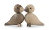 Kay Bojesen Lovebirds H9 cm dub/uzený dub 1 pár Náhled obrázku produktu 1