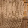 Volero - Jute Gartenteppich Rund - Mavi Stripes Creme Braun Produktbild-Vorschau 6