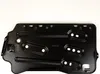 A black metal bracket on a white background. Produktbild-Vorschau