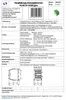 A technical data sheet with diagrams and specifications for an electrical component. Produktbild-Vorschau