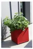 Pot à plantes Riviera Red Plastic Squared 40 x 40 cm Voir les images du produit 2