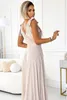 Numoco Formelle Frauenkleider Elena beige S Produktbild-Vorschau 4