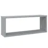 vidaXL Mensole a cubo 2 pz. Grigio Sonoma 60x15x23 cm Anteprima dell’immagine prodotto 3