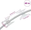 Close-up of razor wire with dimensions indicated. Produktbild-Vorschau