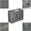 Borsa porta-piumini Relaxdays, set da 2, cerniera su 3 Anteprima dell’immagine prodotto 6