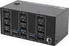 KVM-Switch für 4 Monitore und 2 Computer, HDMI-DisplayPort Produktbild-Vorschau 2