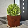 vidaXL Pflanzkübel 2 Stk. 50x50x50 cm Wetterfester Stahl Produktbild-Vorschau 2