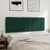 vidaXL Kopfteil-Kissen "Hanko" Dunkelgrün 140 cm Samt Produktbild-Vorschau 2