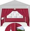 tillvex® 4X Parete laterale rossa per gazebo 3x3m e 3x6m | Anteprima dell’immagine prodotto 1