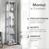 Zestaw 4 szklanych półek - Zestaw nadstawek do 1-drzwiowej Podgląd zdjęcia produktu 5