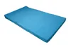 A folded blue mattress is shown against a white background. Podgląd zdjęcia produktu