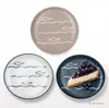 Lot de 6 assiettes à dessert en céramique, motif poisson, Voir les images du produit 4