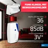 Zamel | Sensore Di Movimento NT-320 - Bianco - Wireless - Anteprima dell’immagine prodotto 4