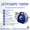 Agora-Tec® Hauswasserautomat Hauswasserwerk Jet-1300 Produktbild-Vorschau 4