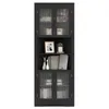 Mobiletto da cucina COSTWAY, pensile angolare con 4 ante in Anteprima dell’immagine prodotto 1