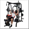 A man is using a multi-gym machine. Produktbild-Vorschau