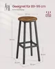 Barhocker, 2er Set, Barstühle, Küchenstühle mit Fußstütze Produktbild-Vorschau 4