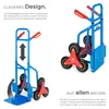 tectake Treppensackkarre 200kg Tragkraft Sternräder Stahl Produktbild-Vorschau 3