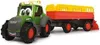 A toy tractor with a trailer attached, shown from a side-angle. Produktbild-Vorschau