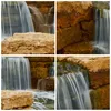 Bild auf Leinwand - Leinwandbild - Wasserfall Steine Wasser Produktbild-Vorschau 8