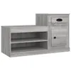 vidaXL Schuhschrank Grau Sonoma 100x42x60 cm Holzwerkstoff Produktbild-Vorschau 1