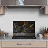 DEQORI Küchenrückwand Glas 60x40 cm 'Veredelter Naturstein' Produktbild-Vorschau 3
