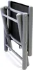 2er Garten Klapphocker Fußhocker Aluminium Textilen Anthrazit Produktbild-Vorschau