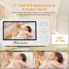 Babyphone mit Kamera, 5'' 720P HD IPS Bildschirm, 2×Zoom, Produktbild-Vorschau 2
