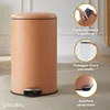 CASABEL Pattumiera, 50L, terracotta, acciaio inox, 100% Anteprima dell’immagine prodotto 6