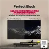 A comparison of a non-perfect black display versus a perfect black display on LG OLED TVs, showcasing the difference in image quality, particularly in dark scenes. Podgląd zdjęcia produktu