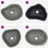 Four different views of stone sinks, each numbered. Voir les images du produit