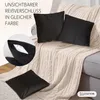 2er Set Kissenbezug 45x45cm, Samt flauschig weich, mit Produktbild-Vorschau 5
