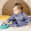 Sensorische Baby Rassel Holz - 7 x 7 x 2 cm - Blau | by Produktbild-Vorschau 3