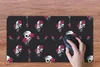 MuchoWow® Mauspad Mousepad Mädchen - Totenkopf - Rosen - Produktbild-Vorschau 4
