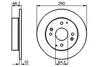 BOSCH Bremsscheiben (2 Stück) Hinterachse 0 986 478 172 Produktbild-Vorschau 2