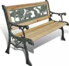 Panchina da giardino per bambini 84 cm in legno Anteprima dell’immagine prodotto 5