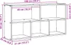 vidaXL Étagère murale blanche 100x25x50 cm Bois composite Voir les images du produit 7