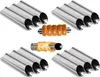 Backform, 12er Set Edelstahl Schaumrollen-Formen Spirale Produktbild-Vorschau 4