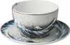Goebel Katsushika Hokusai - Die Welle (Tee-/... Anteprima dell’immagine prodotto 5