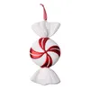 Vianočná dekorácia 32CM červená a biela DIY Candy závesné Náhľad obrázku produktu 1